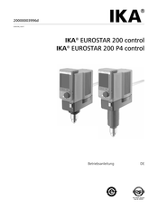 IKA EUROSTAR 200 P4 control Betriebsanleitung