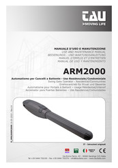 tau ARM2000 series Bedienungs- Und Wartungsanleitung