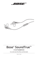 Bose SoundTrue Bedienungsanleitung