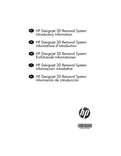 HP Designjet 3D Removal System Einführende Informationen
