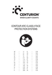 Centurion CONTOUR ARC CLASS 2 FACE Bedienungsanleitung