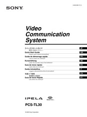 Sony IPELA PCS-TL30 Kurzanleitung