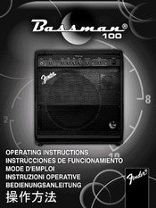 Fender Bassman 100 Bedienungsanleitung