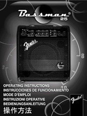 Fender Bassman 25 Bedienungsanleitung