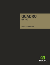 Nvidia QUADRO GV100 Kurzanleitung