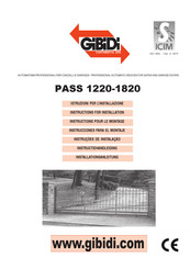GiBiDi PASS 1820 Installationsanleitung