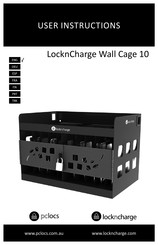 pclocs LocknCharge Wall Cage 10 Bedienungsanleitung