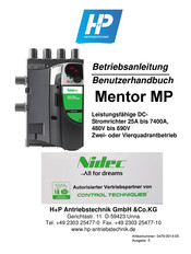 Nidec Mentor MP155A4R Betriebsanleitung