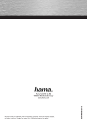 Hama Q 710 Bedienungsanleitung