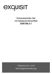 Exquisit EHE156-2.1 Gebrauchs- Und Montageanweisung