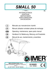 IMER SMALL 50 Handbuch Für Bedienung, Wartung Und Ersatzteile