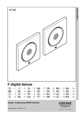 Grohe F-digital deluxe Montageanleitung