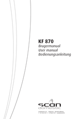SCAN domestic KF 870 Bedienungsanleitung