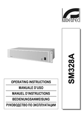 Videotec SM328A Bedienungsanweisung