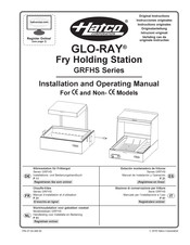 Hatco GLO-RAY GRFHS-21S Installations- Und Bedienungshandbuch