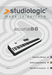 Studiologic acuna88 Bedienungsanleitung