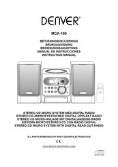 Denver MCA-160 Bedienungsanleitung