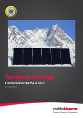Ratiotherm RA251-4 hoch Technische Unterlage