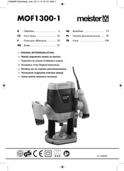 Meister MOF1300-1 Originalbetriebsanleitung