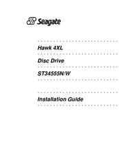 Seagate Hawk 4XL ST34555N Installationsanleitung