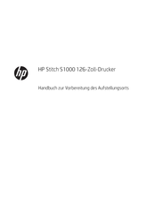 HP Stitch S1000 Handbuch