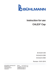 BÜHLMANN B-CALEX-C50 Handbuch