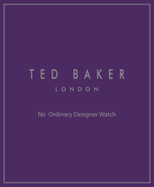 Ted Baker TEWB0410 Bedienungsanleitung