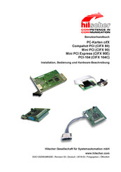 hilscher cifX Mini PCI Benutzerhandbuch