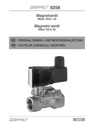 Gemu 8258 Original Einbau- Und Montageanleitung