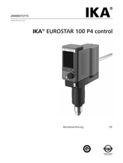 IKA EUROSTAR 100 P4 control Betriebsanleitung
