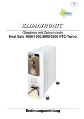 Klimatronic Heat Safe 1000 PTC-Turbo Bedienungsanleitung