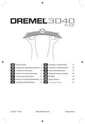 Dremel 3D40 FLEX Bersetzung Der Original Bedienungsanleitung