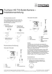 Interlogix TVD-2403 Installationsanleitung