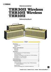 Yamaha THR10II Wireless Referenzhandbuch