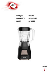 Philips HR2051 Benutzerhandbuch