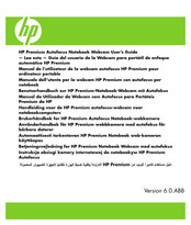 HP Premium Autofocus Notebook Webcam Bedienungsanleitung