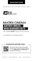 MEE AUDIO MATRIX CINEMA Bedienungsanleitung