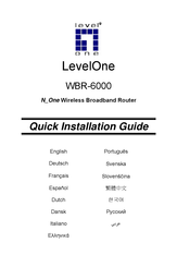 Level One WBR-6000 Schnellinstallationsanleitung