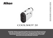 Nikon COOLSHOT 20 Bedienungsanleitung