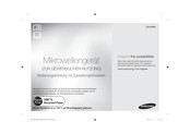 Samsung CM1099A Bedienungsanleitung Mit Zubereitungshinweisen