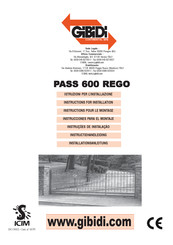 GiBiDi PASS 600 REGO Installationsanleitung