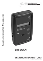 audiophony BM-SCAN Bedienungsanleitung