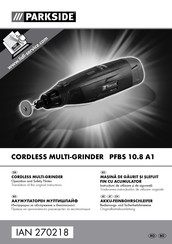 Parkside PFBS 10.8 A1 Originalbetriebsanleitung