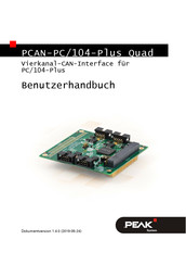 Peak PCAN-PC/104-Plus Quad Benutzerhandbuch