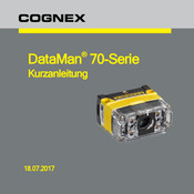 Cognex DataMan 70 Serie Kurzanleitung