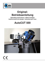 BDS Maschinen AutoCUT 500 Originalbetriebsanleitung