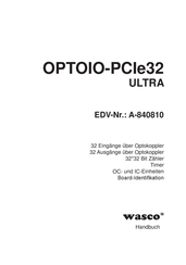 Wasco OPTOIN-PCIe32ULTRA Bedienungsanleitung
