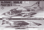 Tamiya McDONNELL DOUGLAS F-4E PHANTOM II Montageanleitung