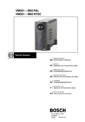 Bosch VMD01-M60 NTSC Bedienungsanleitung