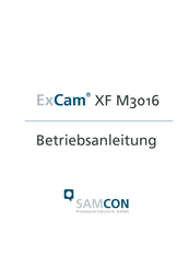 SAMCOM ExCam XF M3016 Betriebsanleitung